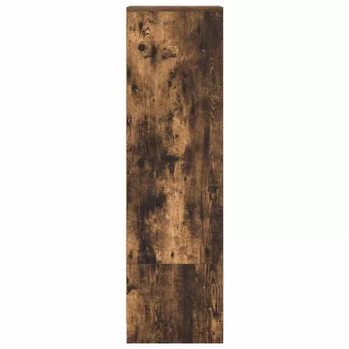  füstölt tölgy szerelt fa magasszekrény 29,5x34x119,5 cm