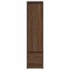  barna tölgy szerelt fa magasszekrény 29,5x34x119,5 cm