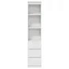  fehér szerelt fa magasszekrény 37,5x35x180 cm