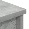  betonszürke szerelt fa magasszekrény 37,5x35x180 cm