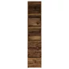 antik fa színű szerelt fa magasszekrény 37,5x35x180 cm