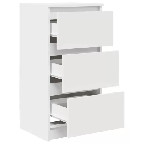  fehér szerelt fa tálalószekrény 37,5x35x76 cm