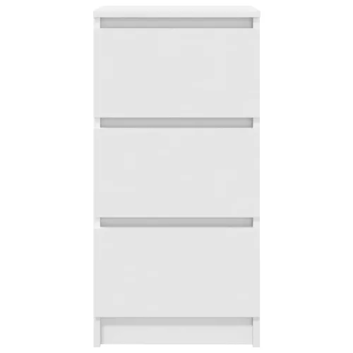  fehér szerelt fa tálalószekrény 37,5x35x76 cm