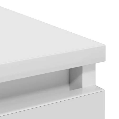  fehér szerelt fa tálalószekrény 37,5x35x76 cm