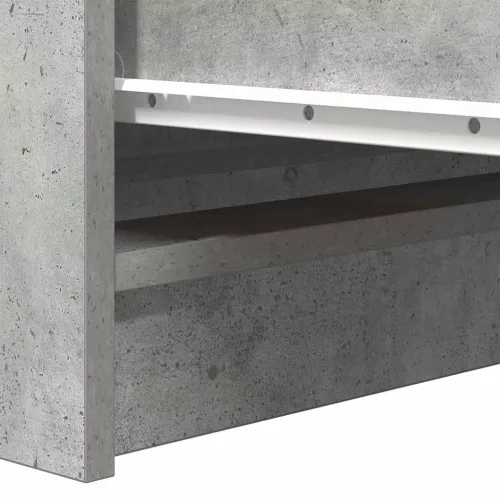  betonszürke szerelt fa tálalószekrény 37,5x35x76 cm