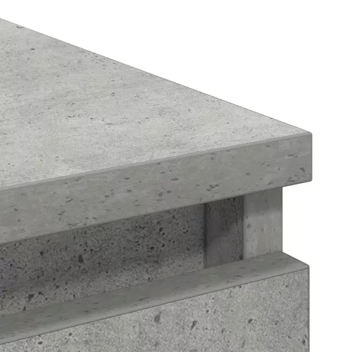  betonszürke szerelt fa tálalószekrény 80x35x76 cm