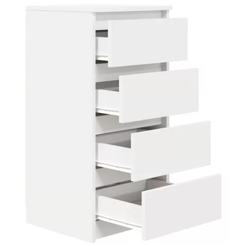  fehér szerelt fa tálalószekrény 37,5x35x76 cm