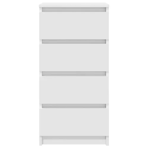  fehér szerelt fa tálalószekrény 37,5x35x76 cm