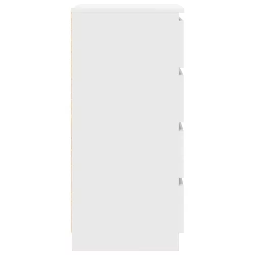  fehér szerelt fa tálalószekrény 37,5x35x76 cm