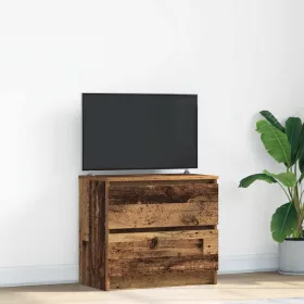  antik hatású szerelt fa TV-szekrény 60x35x54 cm