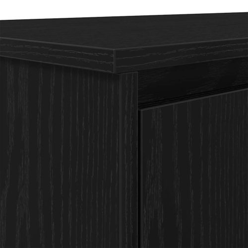  fekete tölgy forgácslap íróasztal 120x42x76 cm