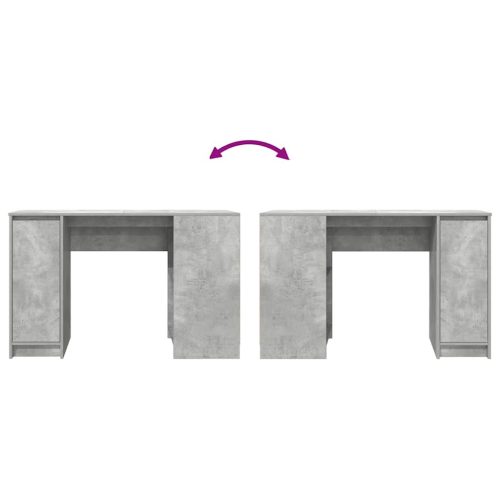  betonszürke forgácslap íróasztal 120x42x76 cm