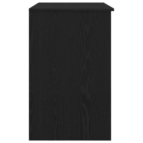  fekete tölgy forgácslap íróasztal 86x49x76 cm