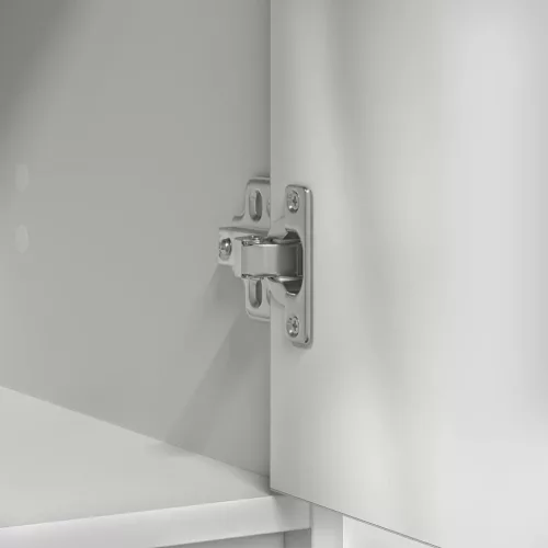  fehér komód fiókokkal és ajtókkal 73x31x90 cm