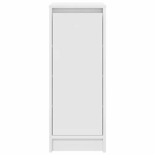  fehér szerelt fa cipőszekrény 29,5x34x76 cm