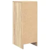  sonoma tölgy színű szerelt fa cipőszekrény 29,5x34x76 cm