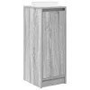  szürke sonoma színű szerelt fa cipőszekrény 29,5x34x76 cm