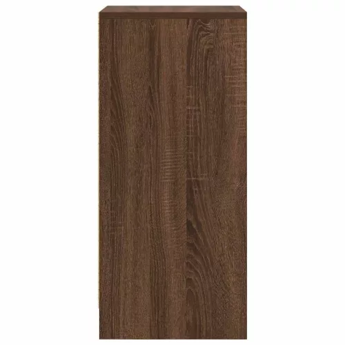  barna tölgy színű szerelt fa cipőszekrény 29,5x34x76 cm