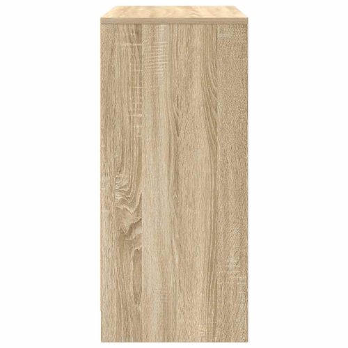  sonoma tölgy színű szerelt fa cipőszekrény 57x34x76 cm