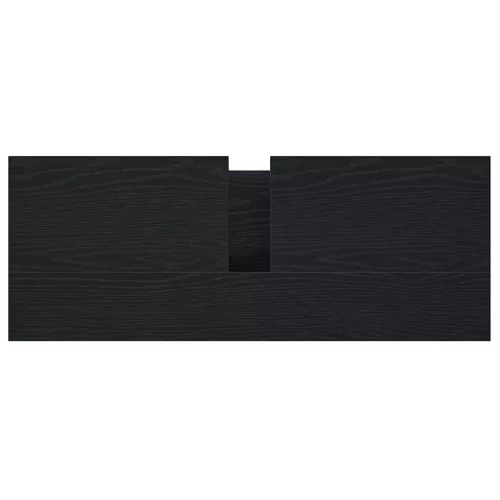  fekete tölgy fürdőszobai mosdószekrény fiókokkal 90x34,5x60 cm