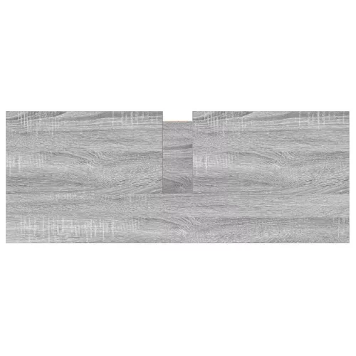  sonoma színű fürdőszobai mosdószekrény fiókokkal 90x34,5x60 cm