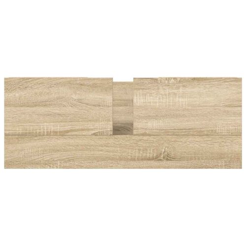  sonoma tölgy mosdószekrény fiókokkal 90x34,5x60 cm