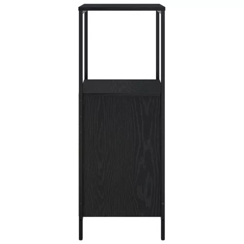  fekete tölgy fürdőszobaszekrény polcokkal 36x35x95 cm