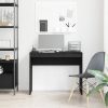  fekete tölgy szerelt fa íróasztal 90 x 40 x 72 cm