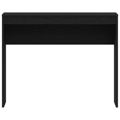  fekete tölgy szerelt fa íróasztal 90 x 40 x 72 cm