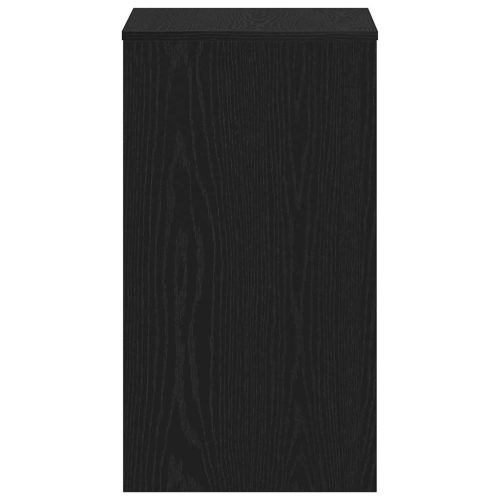  fekete tölgy szerelt fa íróasztal 90 x 40 x 72 cm