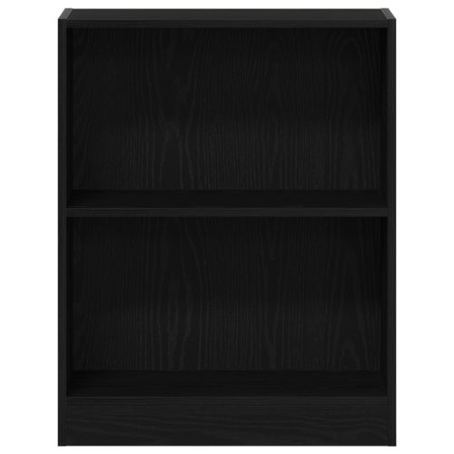  Könyvespolc Fekete 60x24x76 cm Műanyag