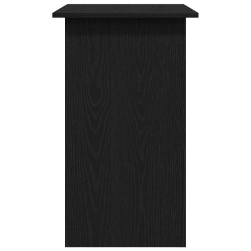  fekete tölgy színű szerelt fa íróasztal 80 x 45 x 74 cm