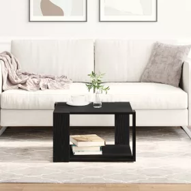  Fekete tölgy Kávézóasztal 85x55x31 cm Műanyag