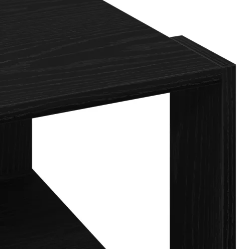  Fekete tölgy Kávézóasztal 85x55x31 cm Műanyag