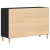  Fekete tölgy oldalszekrény 101x35x60 cm Műszaki fa