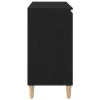  Fekete tölgy oldalszekrény 101x35x60 cm Műszaki fa