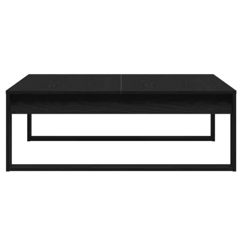  Fekete Tölgy Kávézóasztal 100x100x35 cm Tervezett Fa