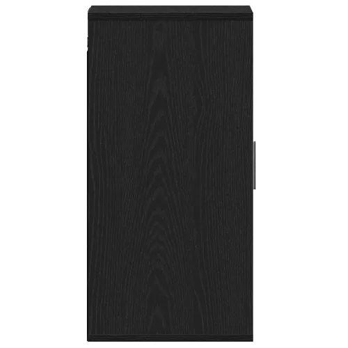  2 db fekete tölgy szerelt fa cipőszekrény 32x35x70 cm