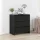  fekete tölgyszínű szerelt fa tálalószekrény 70x41x75 cm