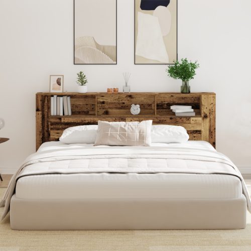  Fejtámla Szekrény Régi Fa 220x18,5x104,5 cm