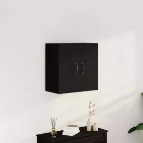  fekete tölgyfa faliszekrény 60 x 31 x 60 cm