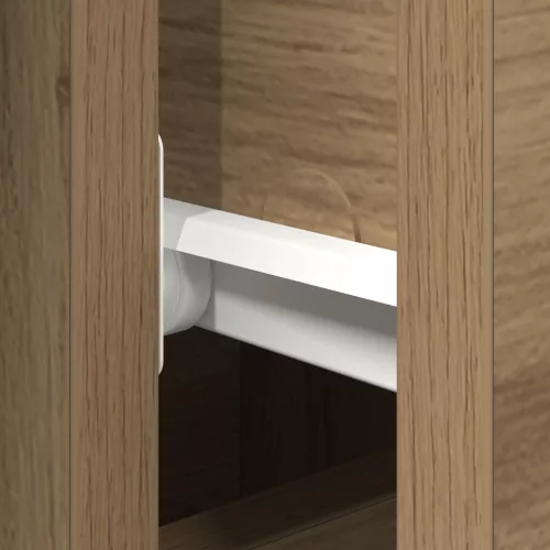  Oldalszekrény Ajtókkal és Fiókokkal, Mesteri Tölgy 101,5x35x70 cm