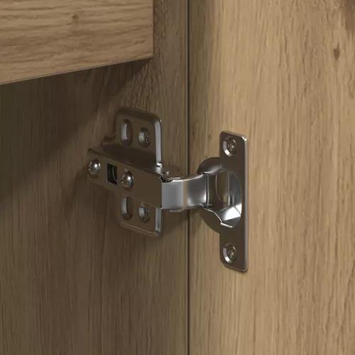  Oldalszekrény Ajtókkal és Fiókokkal, Mesteri Tölgy 101,5x35x70 cm