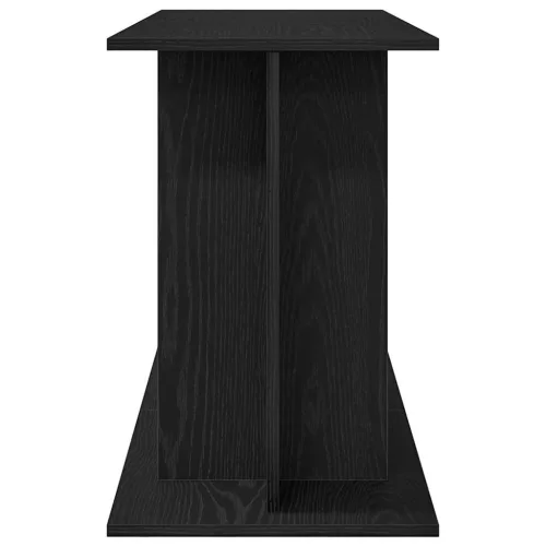  fekete tölgy szerelt fa akváriumi állvány 120x40x60 cm