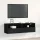  TV Fali Szekrény Fekete Tölgy 100x30x30 cm Műanyag Fa