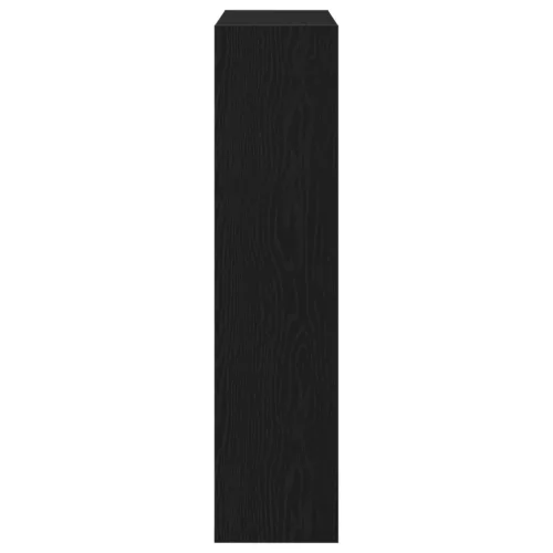  Cipőtároló Flip Fiókkal Fekete Tölgy 80x21x87,5 cm