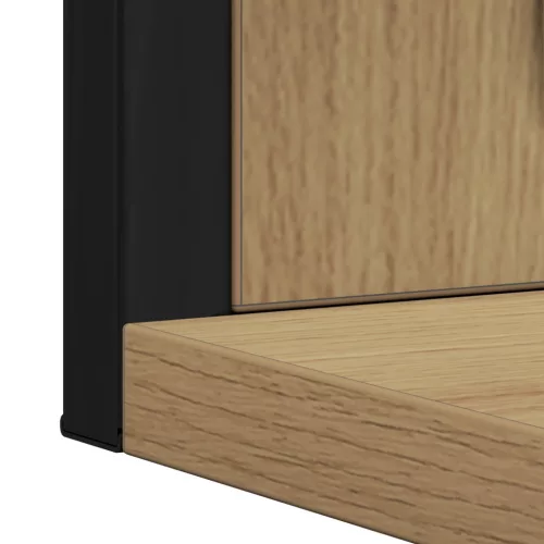  Fürdőszobai Tükör Kézműves Tölgy 50x12x60 cm Fából