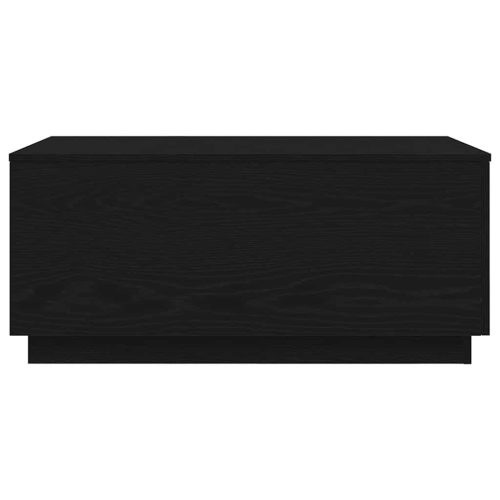  fekete tölgy dohányzóasztal LED-lámpákkal 90x50x40 cm