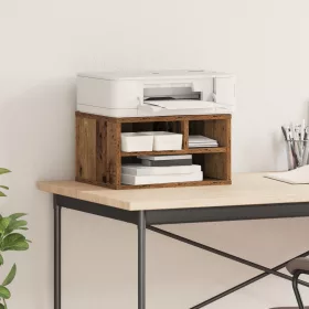  Nyomtatóállvány Régi Fa 40x32x22,5 cm Mérnöki Fa