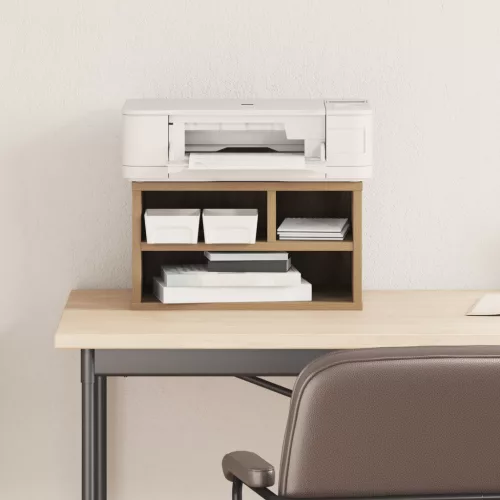  Nyomtatóállvány Kézműves Tölgy 40x32x22,5 cm Műszaki Fa